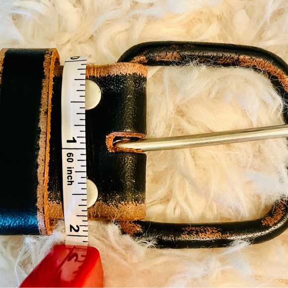 Black leather belt Size: S/P style #10624 NWOT - Picture 3 of 5